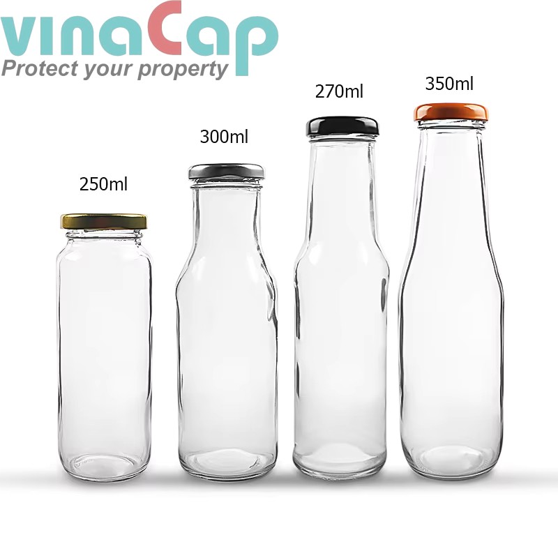 Chai thủy tinh nước trái cây 250ml – 270ml – 300ml – 350ml - Ảnh 12