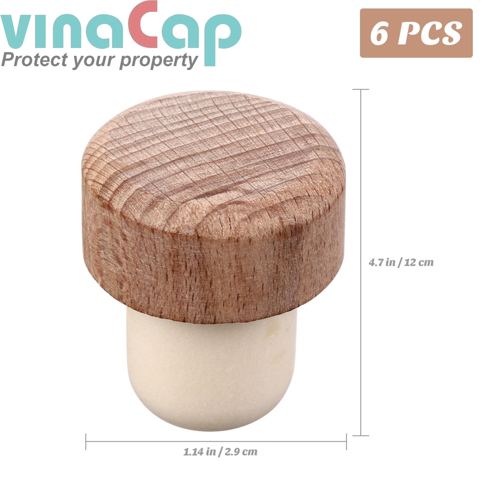 Nắp Nút Bần Gỗ - Ảnh 3