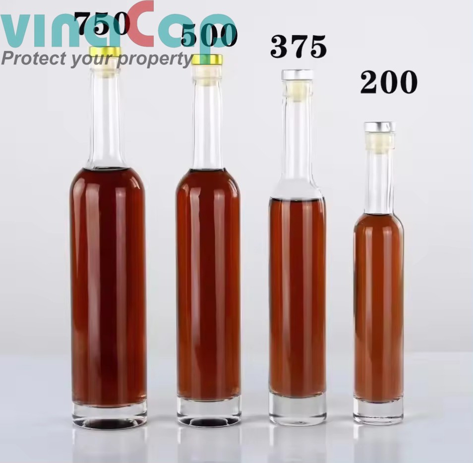 Chai Rượu Tròn Cổ Cao 200-375-500-750ML - Ảnh 3