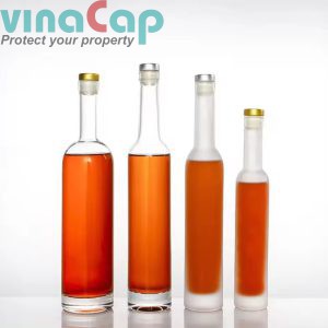 Alternative view of Chai Rượu Tròn Cổ Cao 200-375-500-750ML