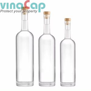 Alternative view of Chai Rượu Tròn 250ml - 500ml - 750ml - 1.000ml