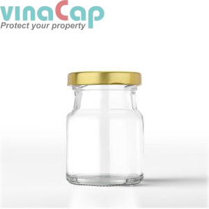 HŨ THỦY TINH 70ML NẮP VẶN THIẾC - Đựng Yến, Mật Ong, Gia Vị - Loại 2